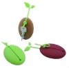 Coffee Bean Shape Silicone Key Case, Coin Pouch