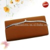 Coffee New Fashion Women Long Clutch Wallet/Purse With Button