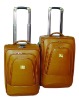 Coffee PU luggage trolley luggage bag