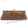 Coffee beaded evening bags WI-0461