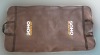 Coffee non-woven suit bags with full length zipper