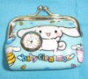 Coin Purse With Watch