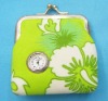 Coin Purse With Watch