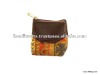 Coin purse with pampa design