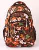 Color flower Nylon and cotton  Leisure Backpack