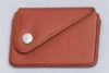 Color leather business card holder PU name card holder hot sell ID card case credit card bag passport holder