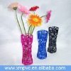 Color printed pvc plastic flexible vase XYL-D-V054