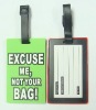 Colored PVC luggage tags;Customized luggage tags