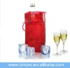 Colored printed pvc wine cooler bag with handle XYL-I043