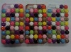 Colorful Chocolate Beans Hard Case for iPhone 4 4S