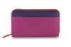 Colorful Dudu leather wallet for ladies with zip around