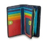 Colorful Dudu leather wallet for woman by viscontidiffusione.com the world's wallets warehouse