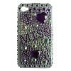 Colorful PC Hard Shell Rhinestone Case For iPhone 4