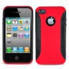 Colorful PC+silicone case for iPhone 4 4S