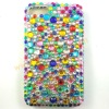 Colorful Pearls Detachable Rhinestone Hard Skin Case Cover For iPod Touch 3