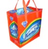 Colorful Zipper Closure PP Shopping Bag