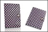 Colorful dot leather case for Samsung P7500,stand holder for Samsung P7500