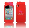 Colorful hello kitty silicone case for iphone(BMM02229)