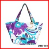 Colorful lady 100% cotton fashion brwom bag for wholesale