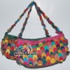 Colorful leather bag 6655