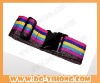 Colorful luggage belt with Black Lock plastic buckle