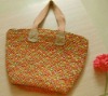 Colorful papaer straw bag,fashion and beatiful