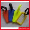 Colorful plastic two side luggage tag