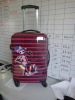 Colorful printed hard luggage