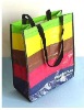 Colorful printing PP Woven shopping bag for ladys