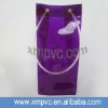 Colorful pvc wine bag with handles  for promotion XYL-I013