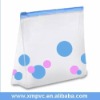 Colorful round points printed pvc cosmetic bag