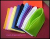 Colorful silicone rubber purse accept paypal