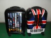 Colorful sky travel luggage