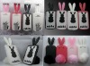 Colorful soft rubber Cute Rabit Protective Case For Blackberry Bold 9700