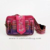 Coloured Drawing of DongBaWen Series Ethnic Style Purse(Purple)