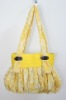 Colourful straw ladies handbags