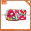 Colourful terylene small cute ziplock flower pattern dressing bag