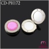 Compact Mirror Bag Hanger with Pink Crystal CD-PH172