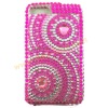 Concentric Circles Detachable Bling Hard Skin Shell Case For iPod Touch 3