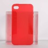 Concise TPU Cases For iPhone 4S - Red
