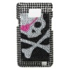 Cool Skull Heads Pattern Protective Case for Samsung i9100 (Black)
