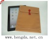 Cool fashion brown leather messenger for ipad