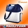 Cooler Bag in White and Blue