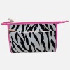 Cosmetic Bag Cosmetic Case with zebra printing