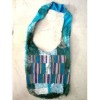 Cotton Canvas Boho Handcrafted Fringes Hippie Indian Sling Cross Body Long Shoulder Bag
