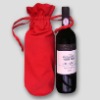 Cotton Drawstring Bottle Bags