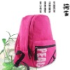 Cotton Fabric Backpack School Bag