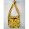 Cotton Yellow Handcrafted Sling Boho Hippie Indian Shopping Cross Body Bag