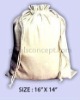 Cotton drawstring backpack