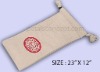 Cotton drawstring promotional pouch